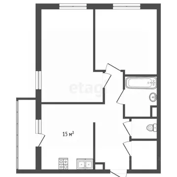 2-к кв. Санкт-Петербург ш. Суздальское, 20к4 (66.0 м)