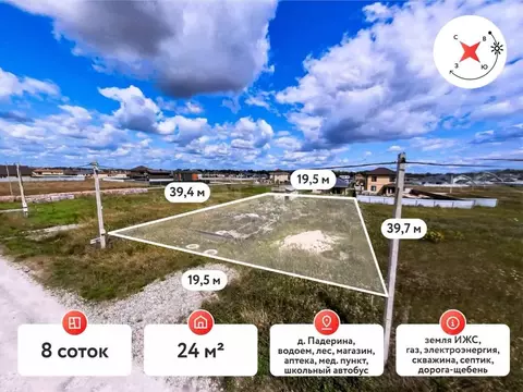 Участок в Тюменская область, Тюменский муниципальный округ, д. ...