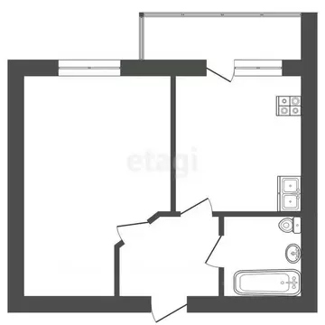 1-к кв. Тюменская область, Тюмень ул. Линейная, 15 (35.0 м)