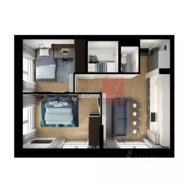 2-к кв. Московская область, Мытищи 16-й мкр, Ярославский жилой ...