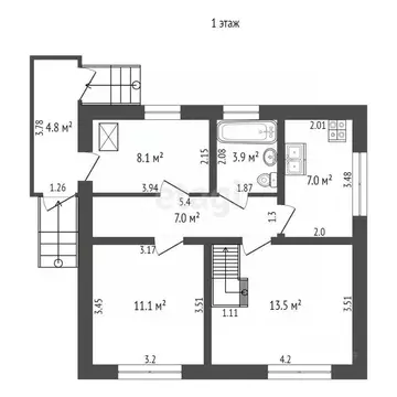 Дом в Тамбовская область, Тамбовский муниципальный округ, Новая Ляда ...