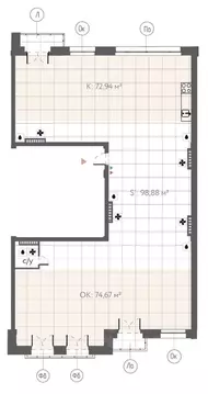 Свободной планировки кв. Иркутская область, Иркутск ул. Сурикова, 21А ...