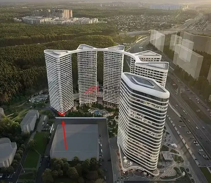 Торговая площадь в Москва Родина Парк жилой комплекс, к1 (78 м)