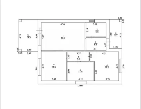 Дом в Башкортостан, Уфимский район, Русско-Юрмашский сельсовет, д. ...