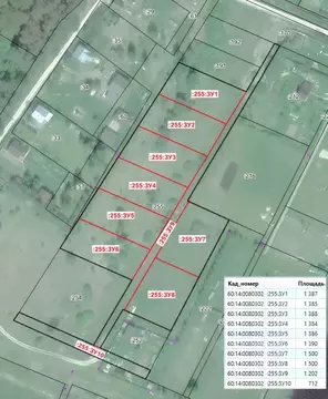 Участок в Псковская область, Палкинская волость, д. Мольгино  (15.0 ...