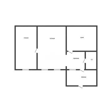 Дом в Строитель, Промышленная улица (44.3 м)