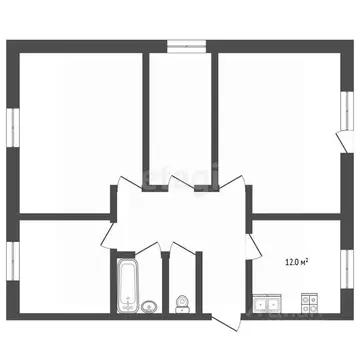 4-к кв. Вологодская область, Вологда Фрязиновская ул., 26А (69.8 м)