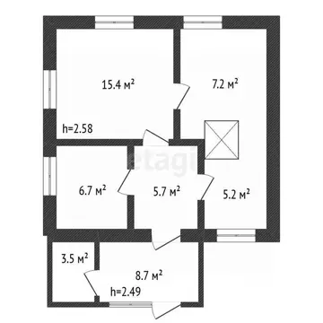 Дом в Амурская область, Ивановский муниципальный округ, с. Богородское ...