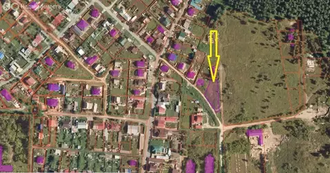 Участок в село Долгодеревенское, Российская улица (15 м)