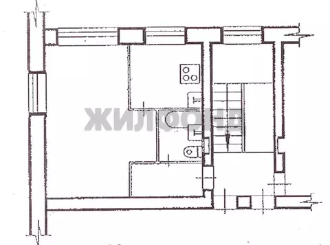 1-комнатная квартира: Новосибирск, Холодильная улица, 16 (31 м)