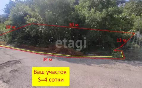 Участок в Крым, Ялта муниципальный округ, Виноградное пгт  (4.0 сот.)