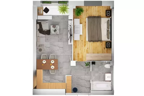 1-к кв. Волгоградская область, Волжский 32А мкр, Горизонт жилой ...