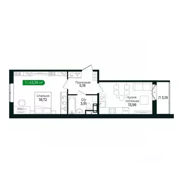 1-к кв. Ленинградская область, Сертолово Всеволожский район, ...