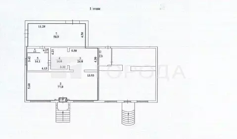 Помещение свободного назначения в Новосибирская область, Черепаново ...