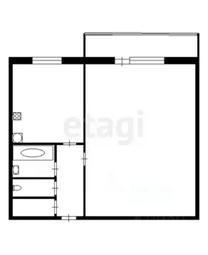 1-к кв. Кемеровская область, Юрга просп. Победы, 30 (33.5 м)