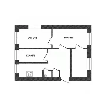 4-к кв. Ленинградская область, Волхов ул. Пирогова, 3 (73.7 м)