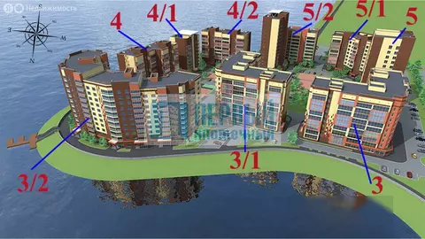 3-комнатная квартира: Йошкар-Ола, Прибрежный проезд, 2 (90.8 м)