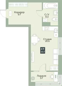 Студия Курганская область, Курган Заозерный жилрайон, Районы-Кварталы ...