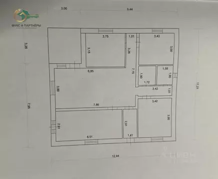 Дом в Крым, Сакский район, с. Уютное ул. Краснодарская (109 м)