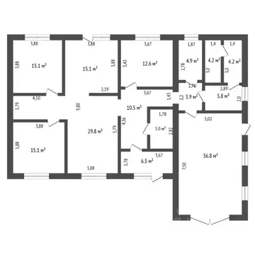 Коттедж в Тюменская область, Тюменский муниципальный округ, с. ...