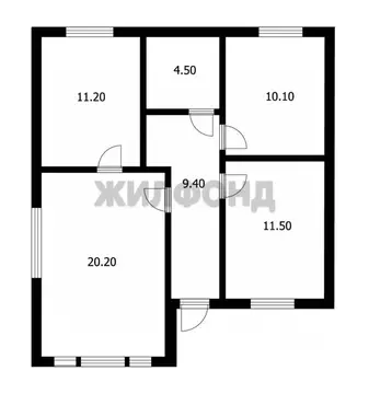 Дом в Новосибирская область, Новосибирский район, Каменский сельсовет, ...