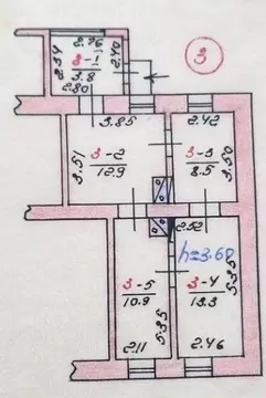 4-к кв. Крым, Керчь ул. Комарова (49.4 м)