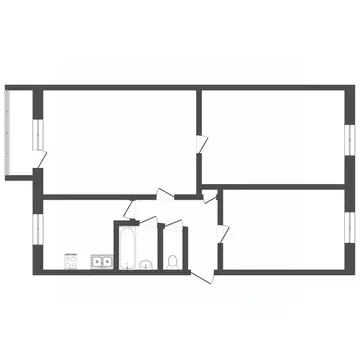 3-к кв. Пермский край, Пермь ул. Каляева, 35 (58.0 м)