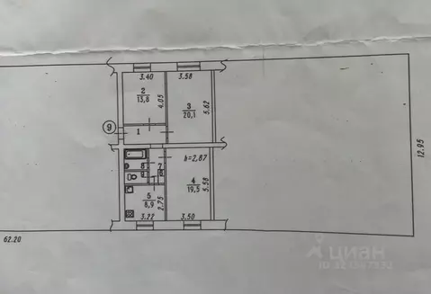 3-к кв. Омская область, Омск просп. Мира, 31 (75.0 м)