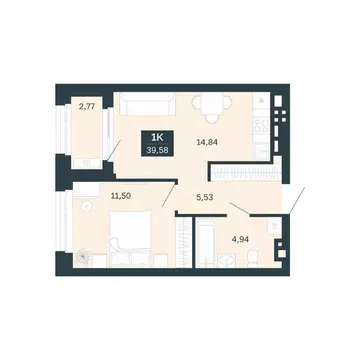 1-к кв. Свердловская область, Екатеринбург Южная Ботаника жилрайон, ...