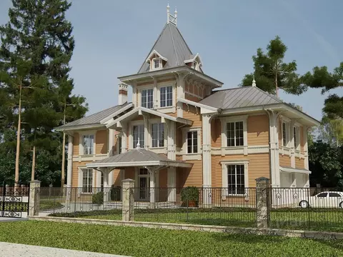 Коттедж в Санкт-Петербург пос. Комарово, пер. 2-й Курортный (503 м)