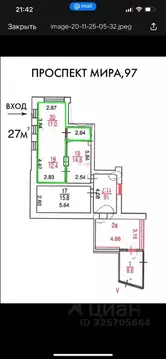Торговая площадь в Москва просп. Мира, 97 (27 м)