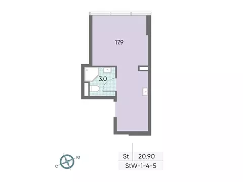 Помещение свободного назначения в Москва Зиларт жилой комплекс, ...