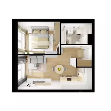 1-к кв. Москва Новоостаповская ул., 7к2 (32.21 м)