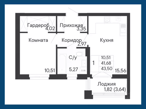 1-к кв. Ростовская область, Ростов-на-Дону Ривьера жилой квартал,  ...