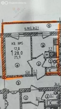 1-комнатная квартира: Новая Адыгея, улица Тургеневское шоссе, 33/2к26 ...