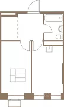 1-к кв. Московская область, Пушкино Фабрикант жилой комплекс, 1 (40.6 ...