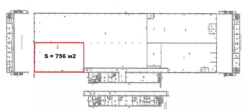 Склад в Омская область, Омск ул. 10 лет Октября, 186 (756 м)