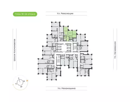 2-к кв. Пермский край, Пермь ул. Механошина, 16 (62.9 м)