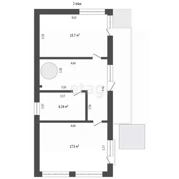 Дом в Мордовия, Лямбирский район, с. Берсеневка ул. Северная, 12В (95 ...