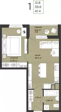 1-к кв. Нижегородская область, Нижний Новгород д. Афонино, ул. ...