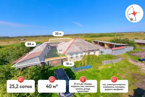 Дом в Свердловская область, Тугулымский муниципальный округ, д. Гилева ...