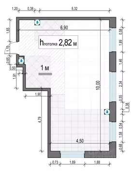 2-к кв. Московская область, Мытищи Белый Grad жилой комплекс (54.2 м)