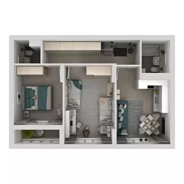 2-к кв. Самарская область, Самара Южное ш., 13 (60.25 м)