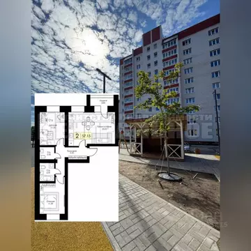 2-к кв. Смоленская область, Смоленск пос. Загорье, Загорье жилой ...