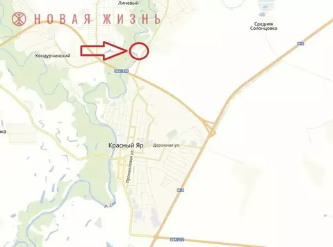 Участок в Самарская область, Красный Яр с/пос, с. Красный Яр, пос. ...