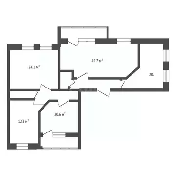 4-к кв. Вологодская область, Вологда ул. Южакова, 13 (154.0 м)