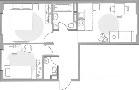 3-к кв. Московская область, Красногорск городской округ, с. ...