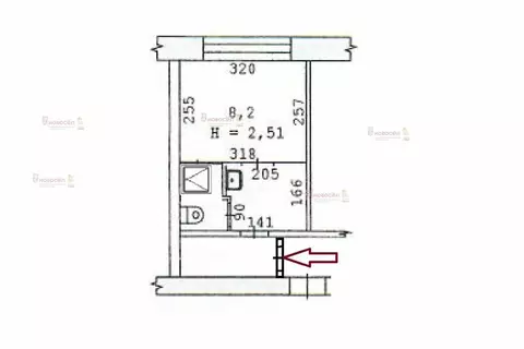 Квартира-студия: Екатеринбург, Хвойная улица, 76к2 (13.1 м)