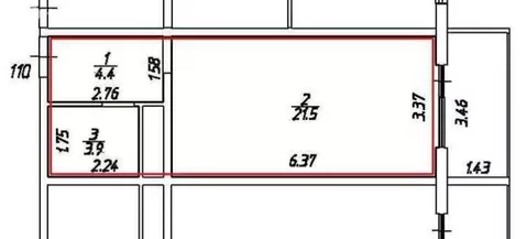 1-комнатная квартира: Краснодар, улица Автолюбителей, 1/1 (34.7 м)