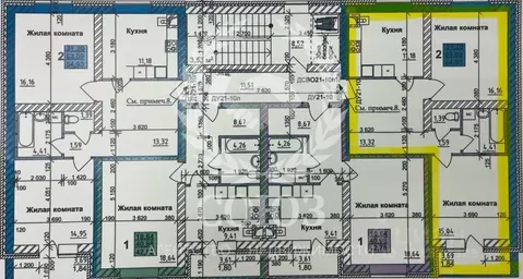 2-к кв. Калужская область, Калуга ул. Белинского, 13 (64.93 м)